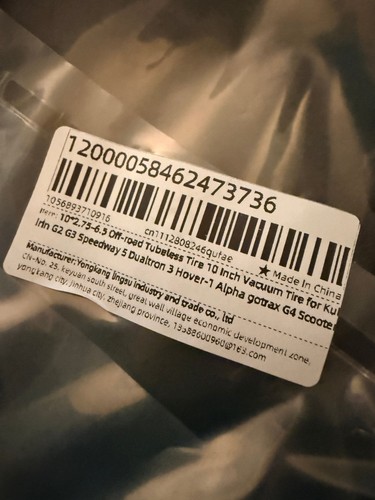 10x2 5 tubeless off - 2x, 10x2.75-6.5